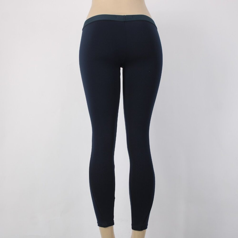David Lerner AW Pant Chiquedelgado Sz S x 25 Navy Blue Pull On Nylon Spandex - Picture 4 of 11